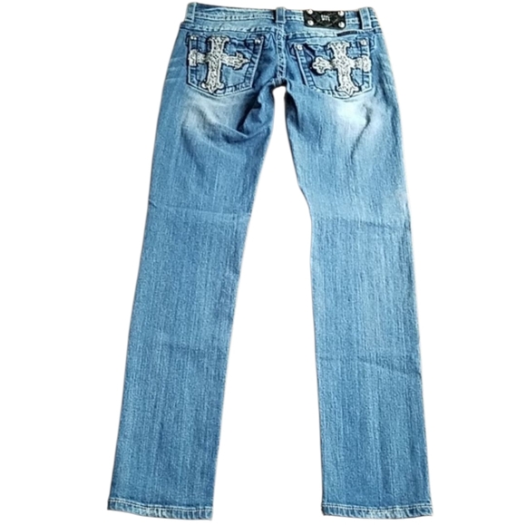 MISS ME LOW RISE SKINNY JEANS 28 - Picture 6 of 8